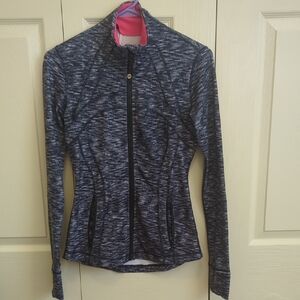 Lululemon Athletica Heathered Black and Gray Define Jacket